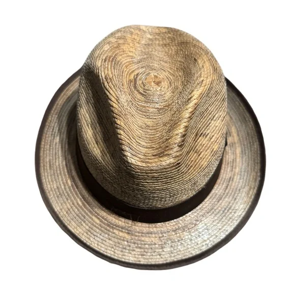 Straw fedora size medium - Picture 4 of 6